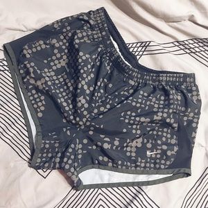Black and Gray Nike Running Shorts